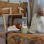 Flasche für Baby unterwegs zubereiten LIINI 2.0 olive