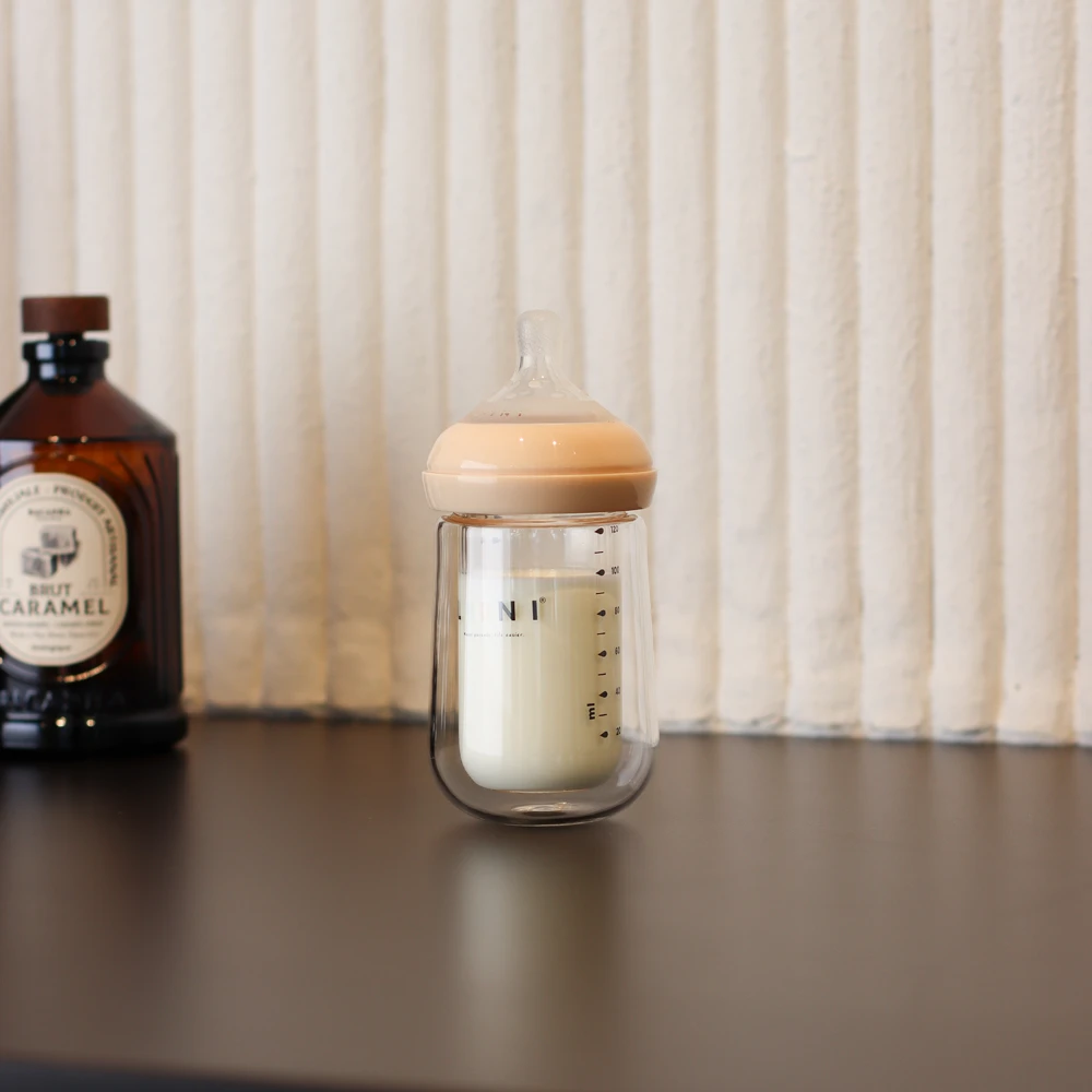 LIINI Babyflaschen mit Doppelglas 120 ml LIINI Babyflaschen mit Doppelglas 120 ml