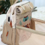 NAPPY by LIINI Mocca zaino mutevole beige con pelle vegana NAPPY by LIINI Mocca zaino mutevole beige con pelle vegana