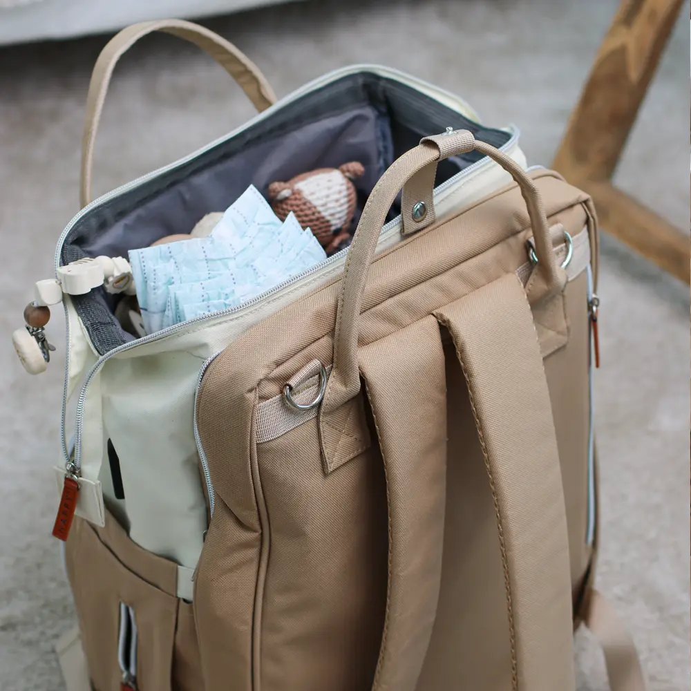 Changing backpack baby crib 30l filling volume NAPPY Desert Changing backpack baby crib 30l filling volume NAPPY Desert