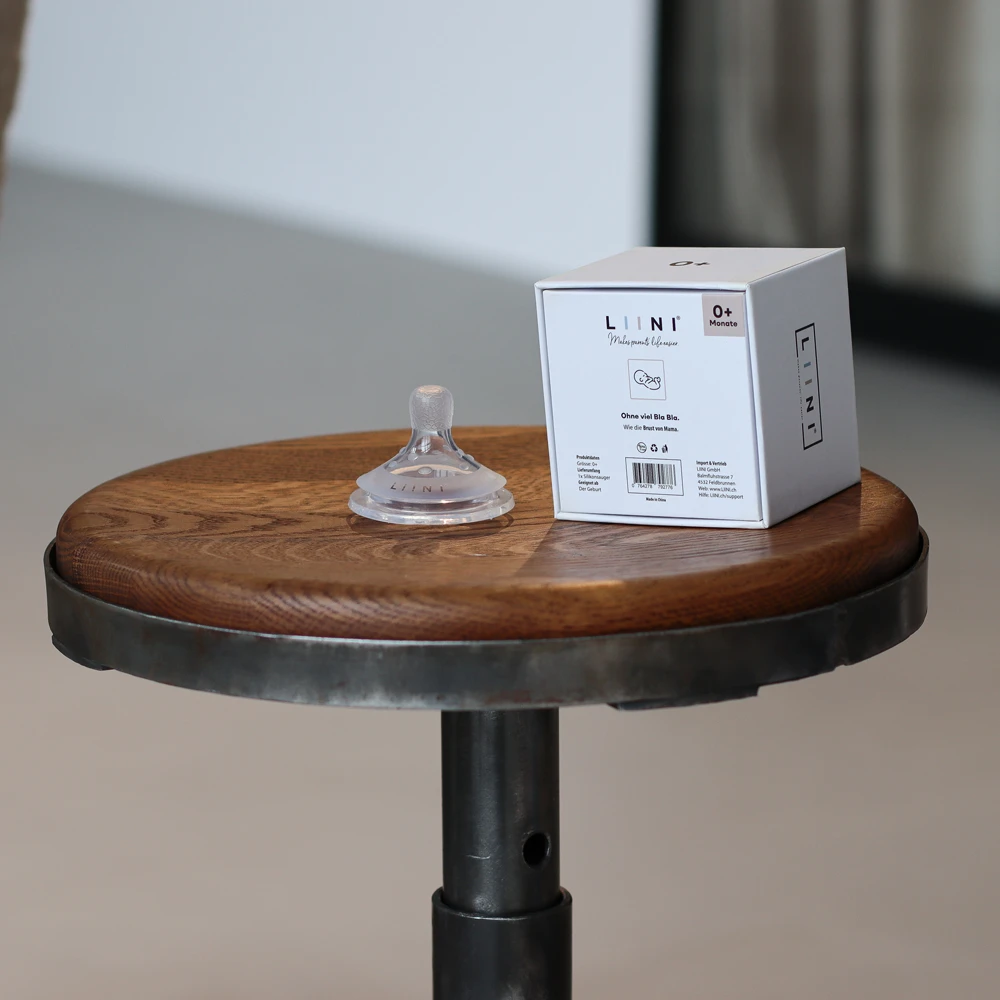 LIINI Babyflaschensauger mit Bruststruktur Grösse ab Geburt 0 + LIINI Babyflaschensauger mit Bruststruktur Grösse ab Geburt 0 +