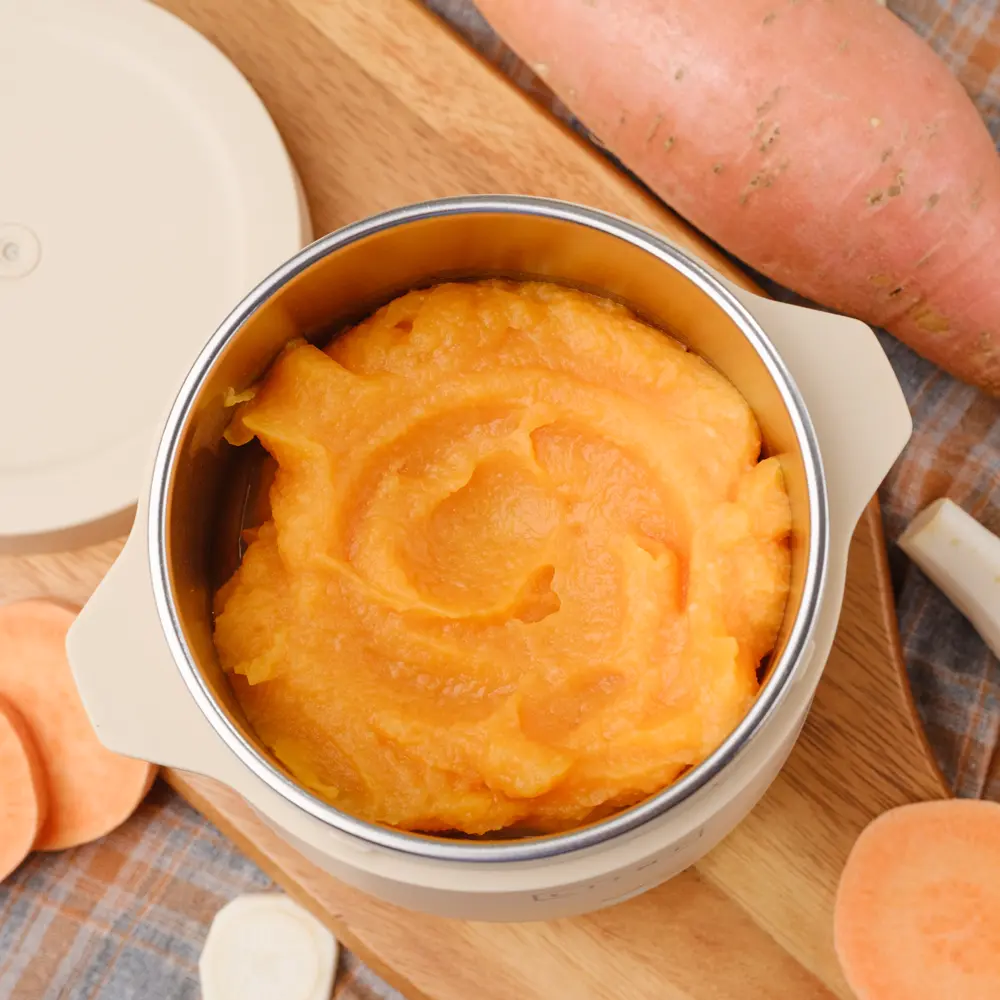 LIINI Baby porridge warmer beige porridge recipe sweet potatoes with parsnips LIINI Baby porridge warmer beige porridge recipe sweet potatoes with parsnips