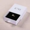 LIINI bague cadeau de naissance empreinte digitale enfant or rose