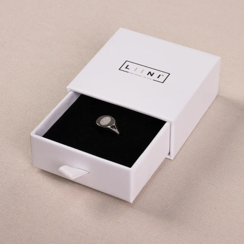 Gift for parents Ring with child's fingerprint Gift for parents Ring with child's fingerprint