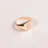 LIINI bague de doigt empreinte digitale or rose