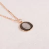Necklace anchor LIINI fingerprint child baby rose gold