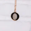 Fingerabdruck-Schmuck LIINI Halskette Bobble Roségold