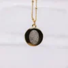 Halskette mit Fingerabdruck von Baby Geburtsgeschenk LIINI Gold