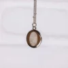LIINI Halskette Bobble Silber Fingerabdruck-Schmuck