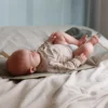Wickelunterlage Baby beige Wickeltasche inkl. LIINI