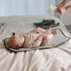 Changing mat olive LIINI