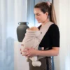 Marsupio LIINI grigio beige per neonati