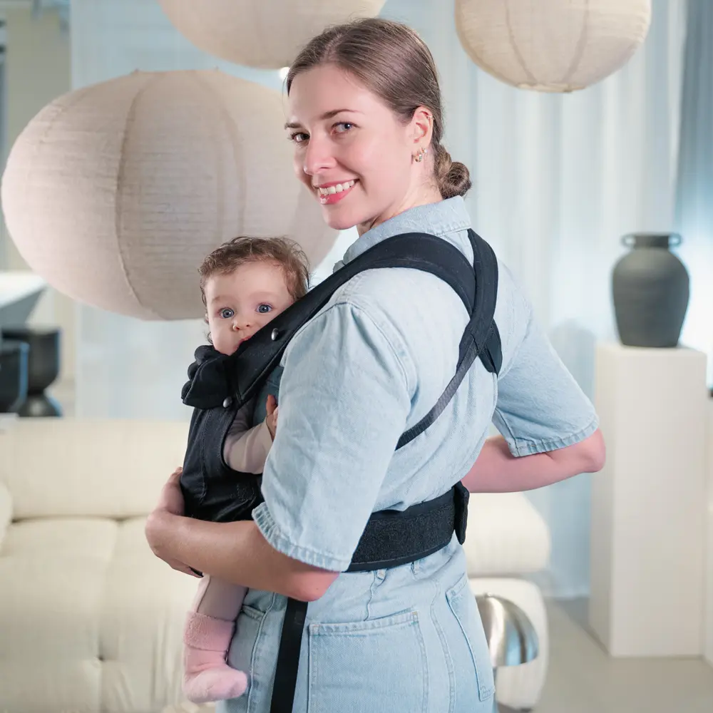 *Outlet* LIINI® Babytrage schwarz – Bild 8