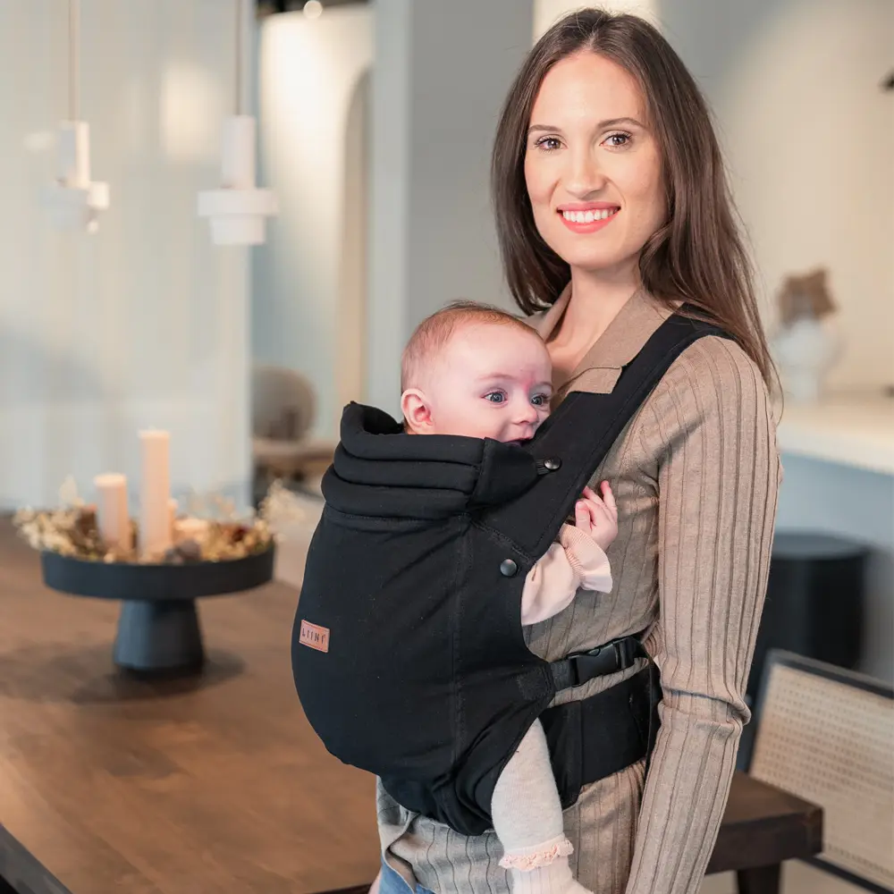 *Outlet* LIINI® Babytrage schwarz – Bild 3