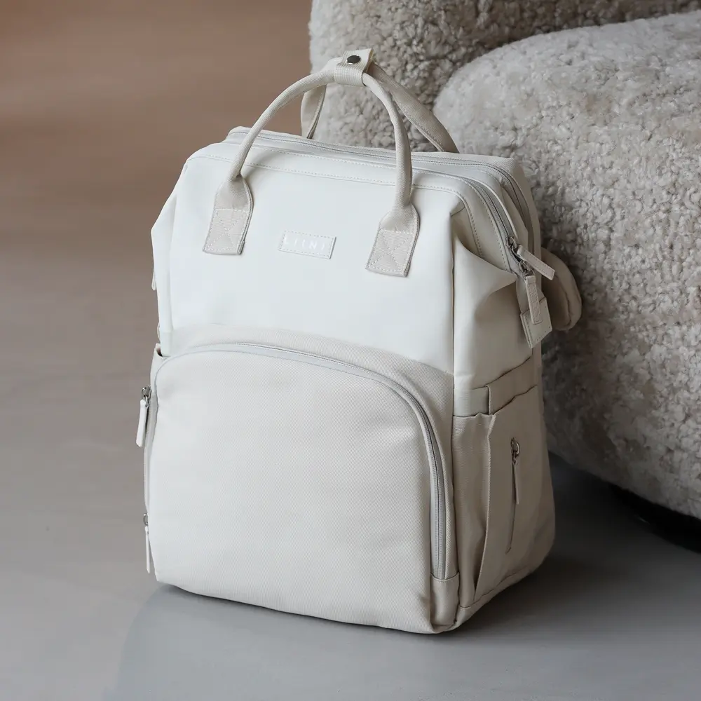 Borsa per pannolini LIINI color crema