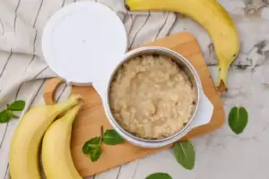 Ricetta del porridge di banana e farina d'avena