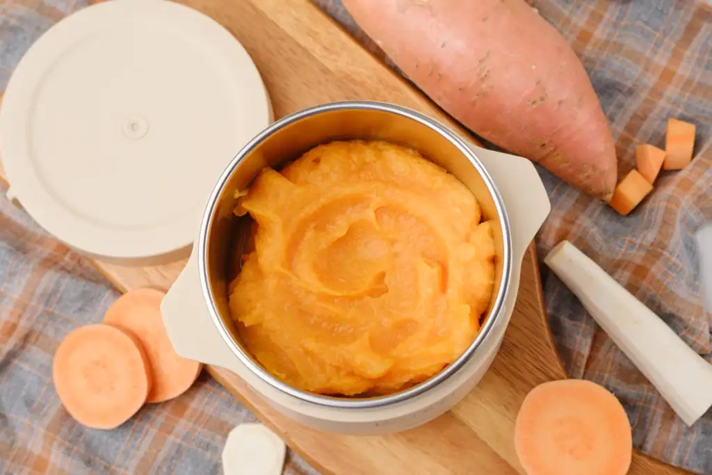 Sweet potato with parsnip mash recipe