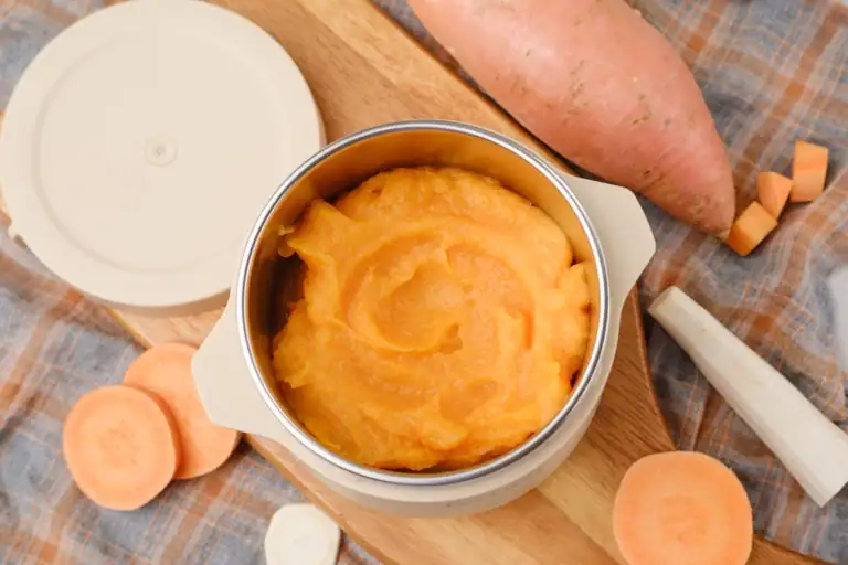 Recette de la bouillie de patate douce et de panais