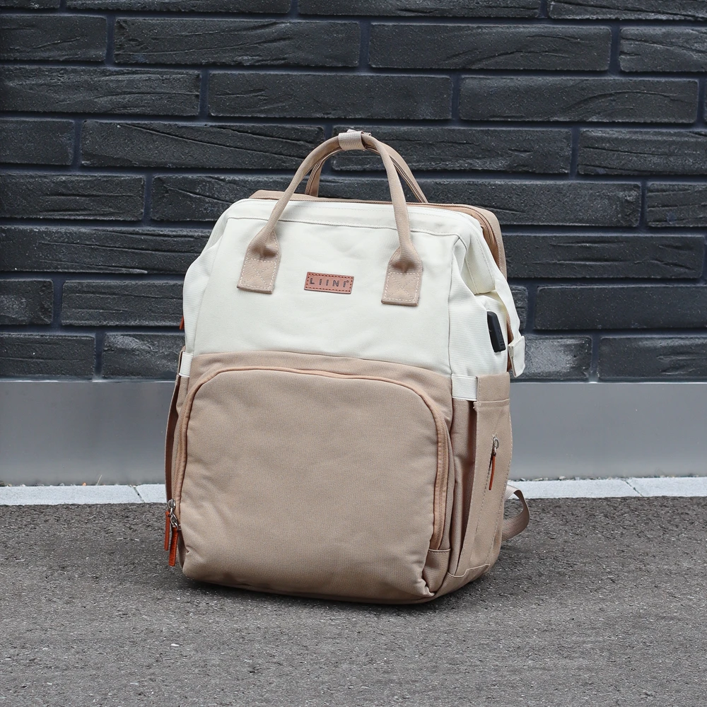 Wickeltasche beige Wickeltasche beige