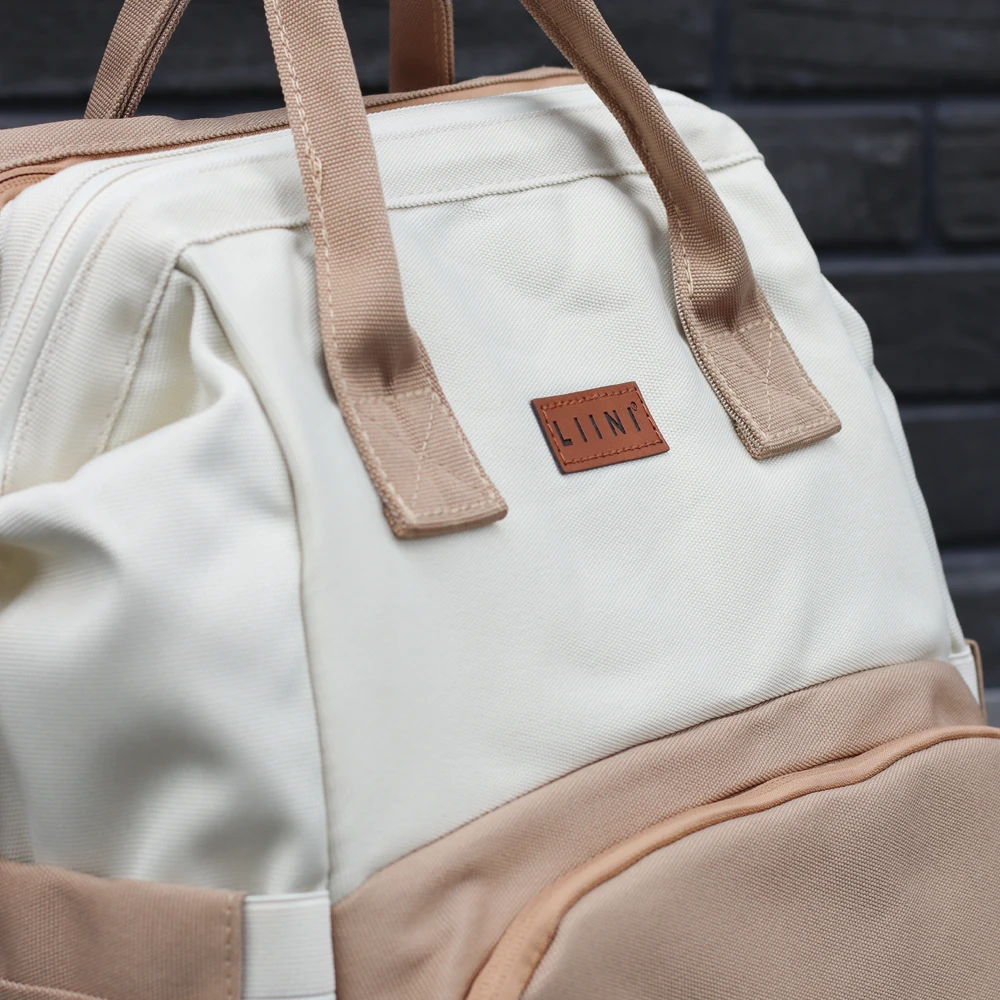 LIINI Wickeltasche beige recyceltes PET LIINI Wickeltasche beige recyceltes PET