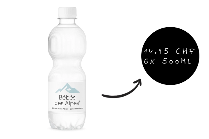 Bébés des Alpes Mineralwasser für Babys