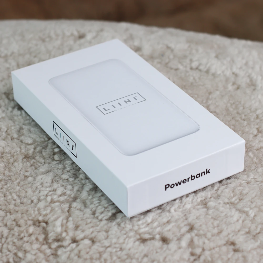 LIINI Powerbank Verpackung LIINI Powerbank Verpackung