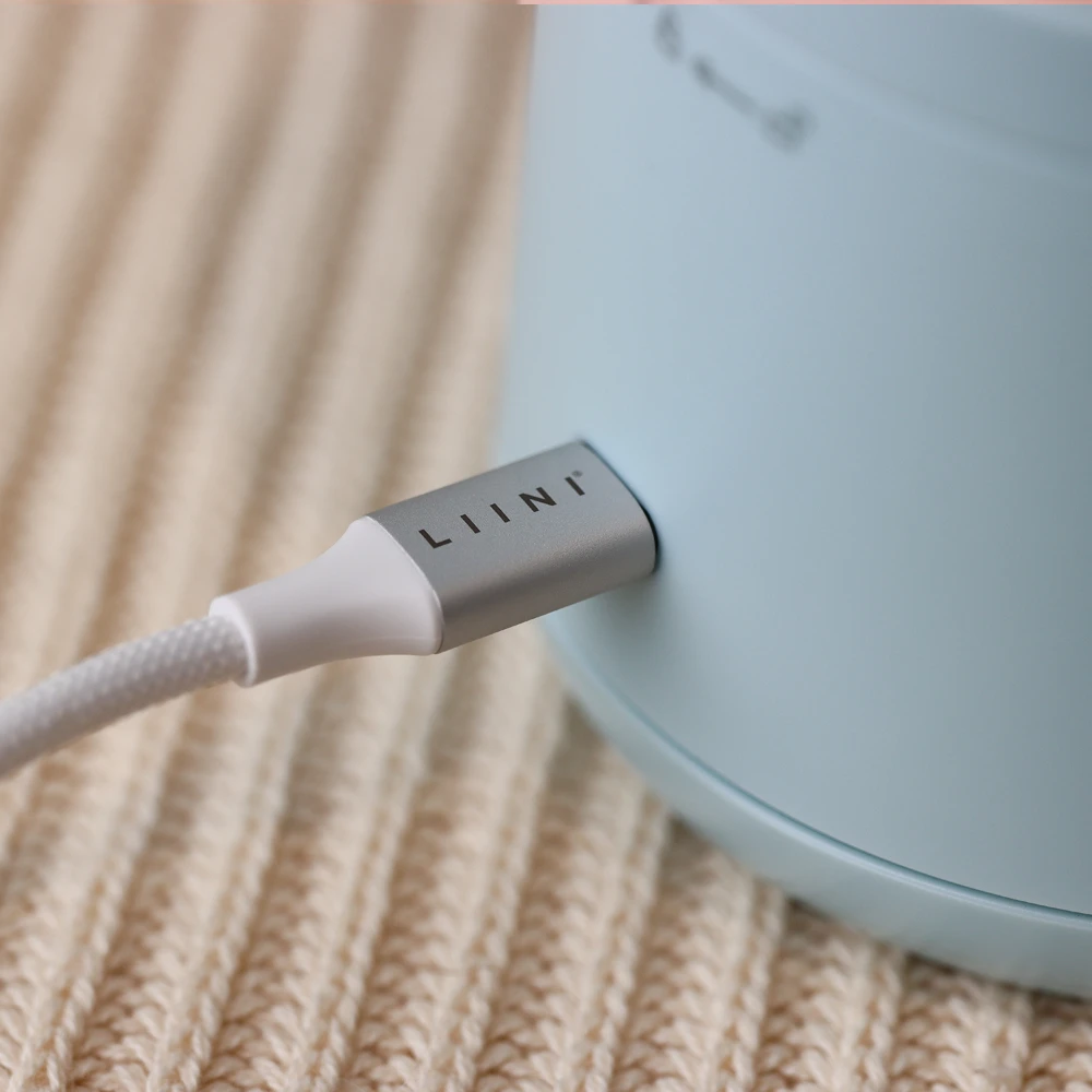 Chauffe-biberon LIINI bleu clair USB-C Fast-Charge Chauffe-biberon LIINI bleu clair USB-C Fast-Charge