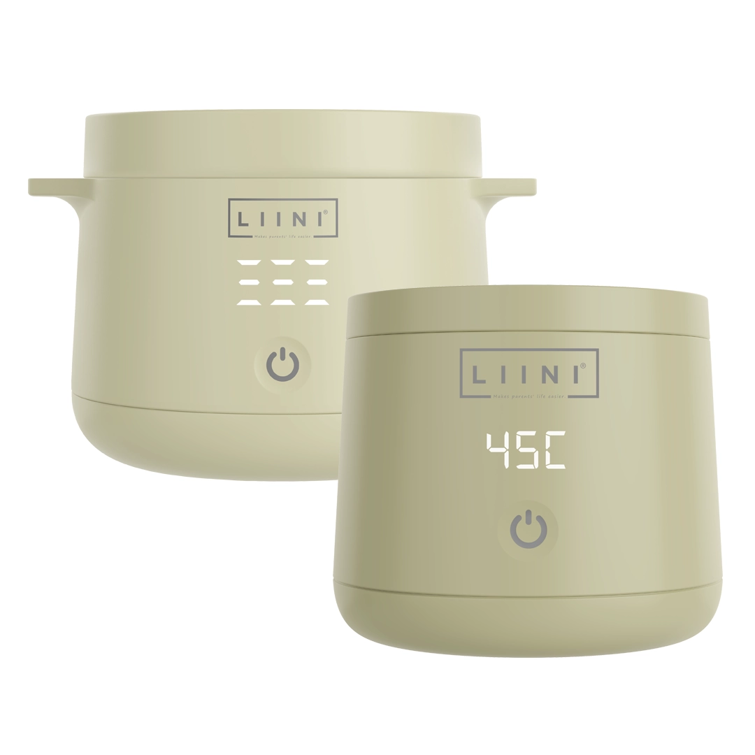 LIINI® Food Bundle 3.0 olive: Flaschen- und Breiwärmer