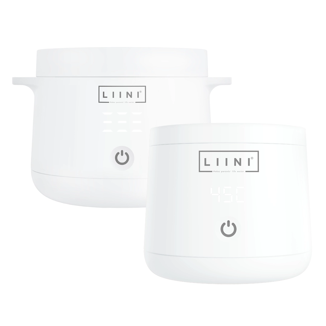 LIINI Food Bundle 3.0 bianco Scaldabiberon e scaldapapiedi