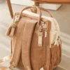Sac à langer LIINI avec velours côtelé marron