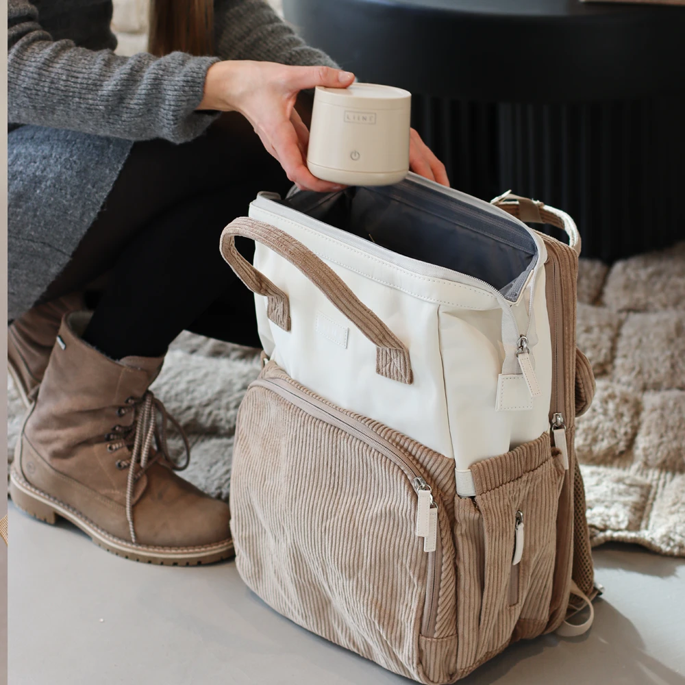 Sac à dos à langer Cord avec chauffe-biberon LIINI Sac à dos à langer Cord avec chauffe-biberon LIINI