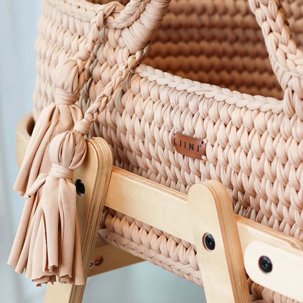 NuNew Be My Baby ポラロイド コンプリート10枚セット LIINI® | Babywiege Mokka Moseskorb mit Wippgestell