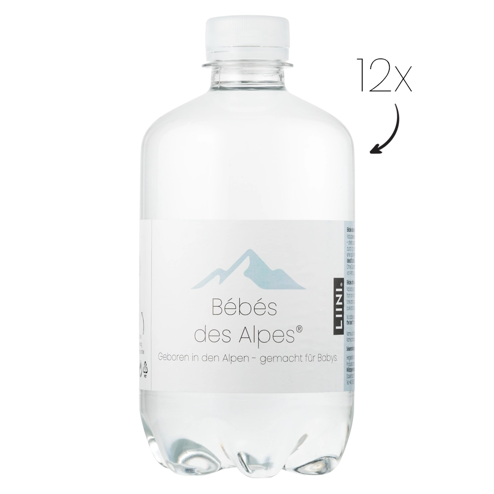 Bébés des Alpes Mineralwasser für Babys 12er Pack DE und AT