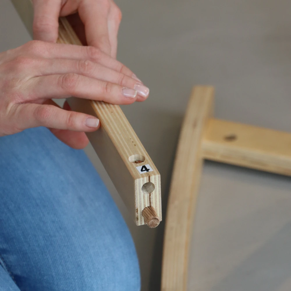 LIINI Einzelteil Nr. 4 für Babywiege_Montage LIINI Einzelteil Nr. 4 für Babywiege_Montage