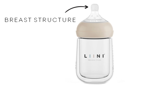 Breast Structure baby bottle