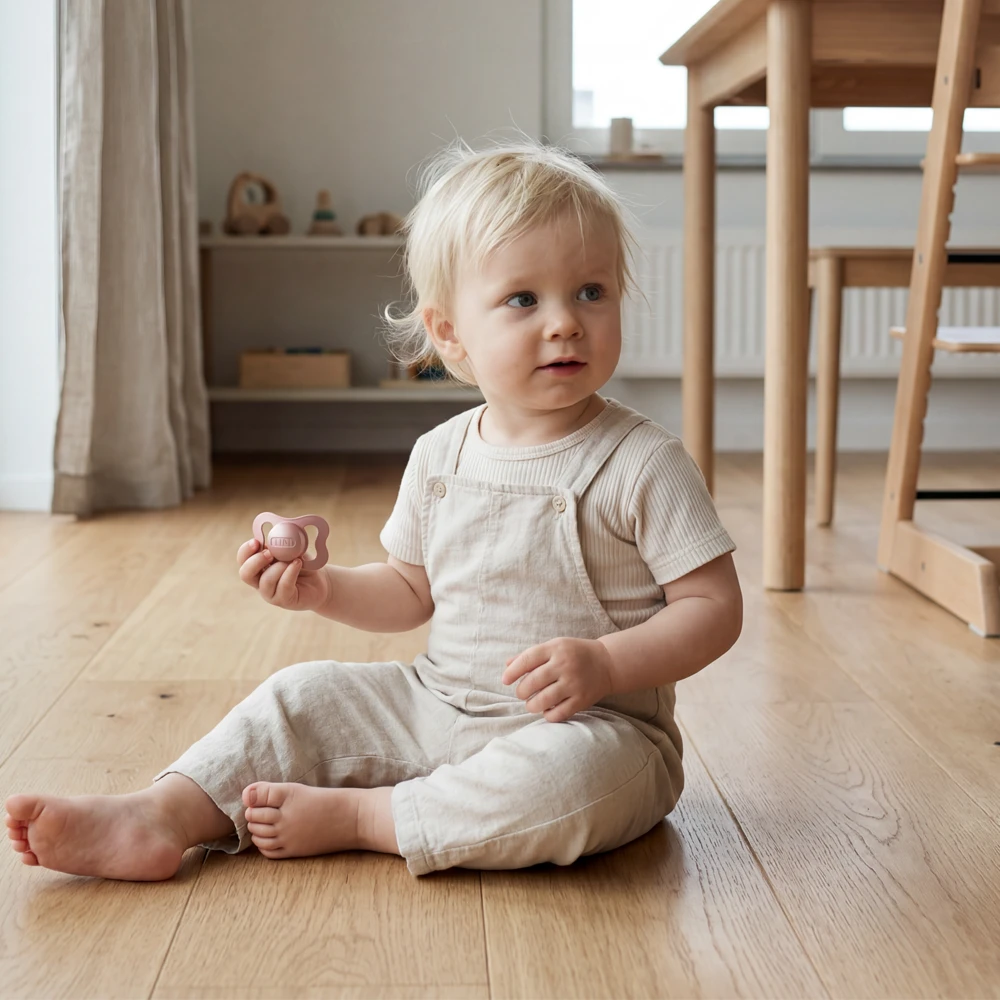 LIINI Schnuller aus Alu Rose Blush LIINI Schnuller aus Alu Rose Blush