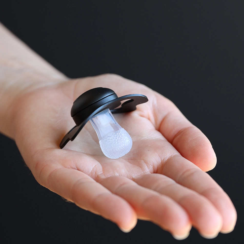 LIINI Schnuller mit Struktur schwarz LIINI Schnuller mit Struktur schwarz