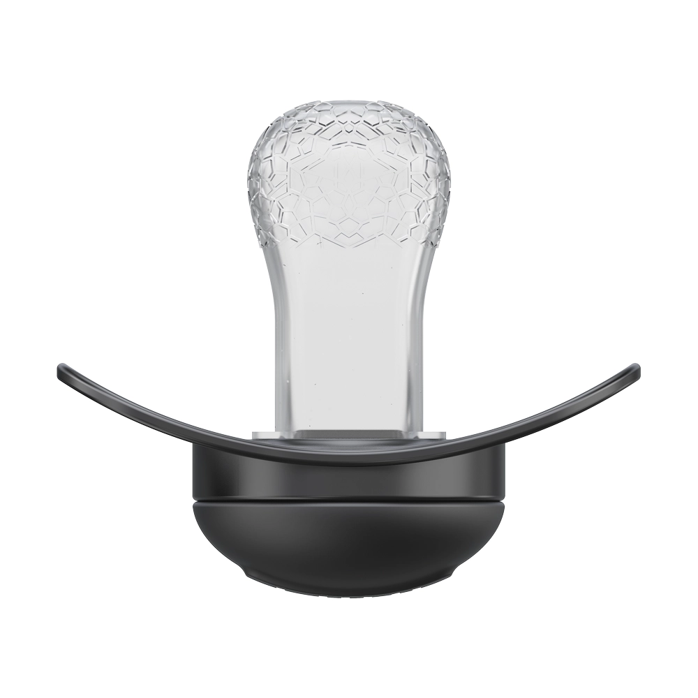 Schnuller aus Alu mit austauschbarem Mundstück Schnuller aus Alu mit austauschbarem Mundstück