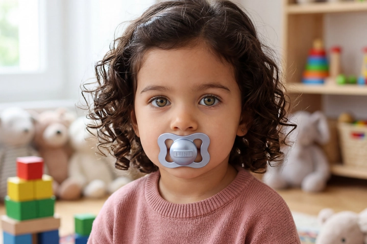 LIINI Schnuller blau Alu