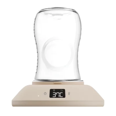 LIINI Home Flaschenwärmer beige mit Babyflasche
