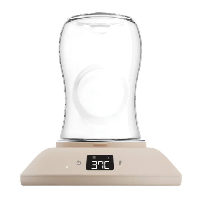 LIINI Home Flaschenwärmer beige mit Babyflasche