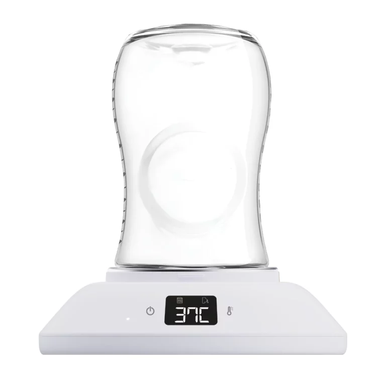 LIINI Home Flaschenwärmer weiss mit Babyflasche
