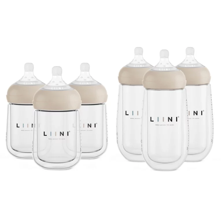 LIINI Doppelglas Babyflaschen-Bundle