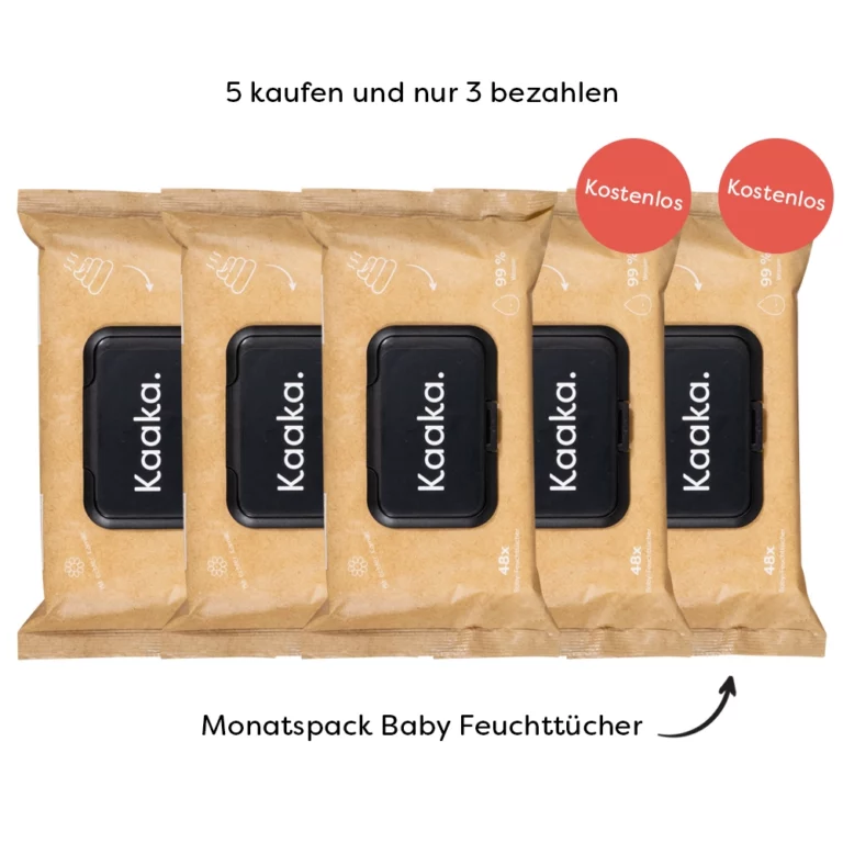 Monthly pack of LIINI baby wipes