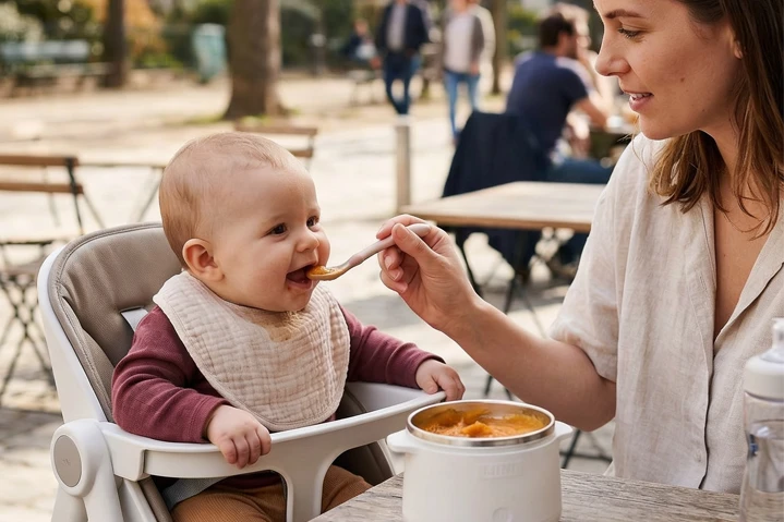 Porridge caldo quando non c'è una presa di corrente