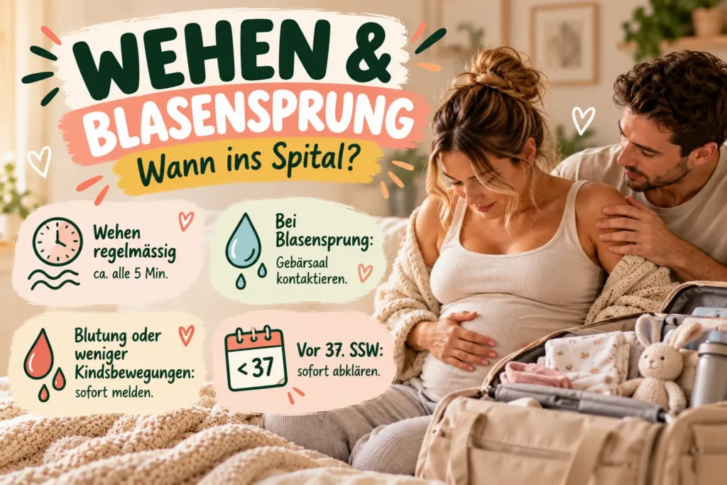 Wehen & Blasensprung