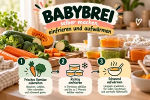 Babybrei selber machen und eingefrieren