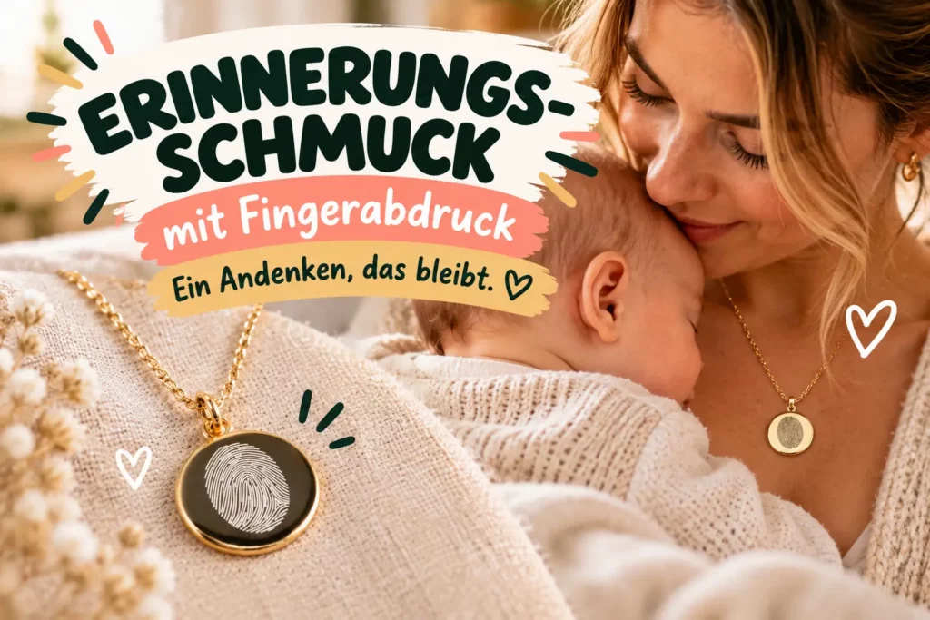 Erinnerungsschmuck als Geschenk für Mama & Papa