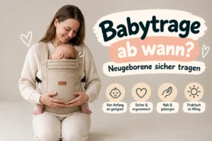 Babytrage ab wann
