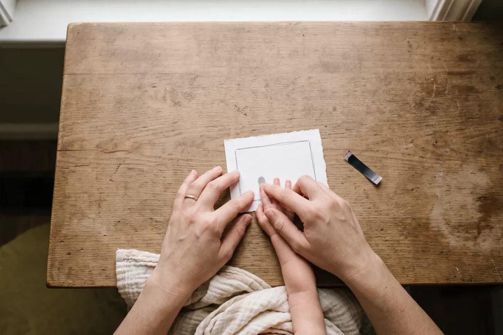 Taking a Fingerprint—Here's How to Get a Good Print of Your Baby